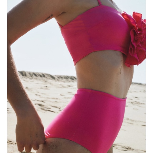 ZARA 2 Piece Bikini Top And Bottom Set - Picture 2 of 7